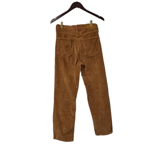 ARITZIA The Denim Forum Corduroy High Waisted Tan Pants - Picture 7 of 11